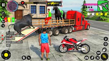 Animals Transport Truck Games 스크린샷 1