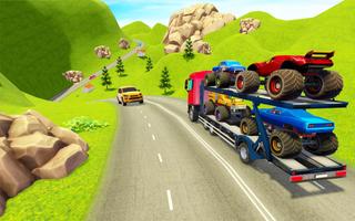 Monster Car Transporter 2019 screenshot 1