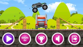Monster Truck Car Game Affiche