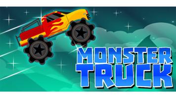 Monster Truck Hill Climb Car Racing Affiche