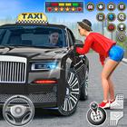 ville taxi sim jeux de taxi icône