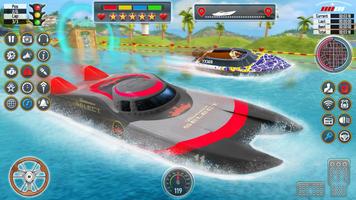 jeux de course de bateaux 3d capture d'écran 2