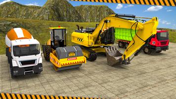 Lourd Construction Simulateur Affiche