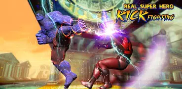 Real Superhero Kick Fighting 2019: Fighting Games