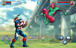 Real Superhero Kick Fighting 2019: Fighting Games ภาพหน้าจอ 1