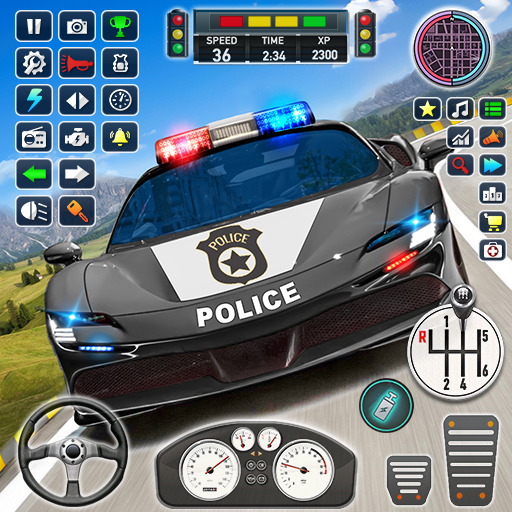 Polizia Giochi di auto Guida