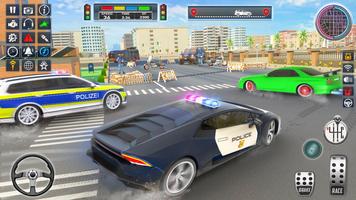 jeu de voiture de police 3d Affiche