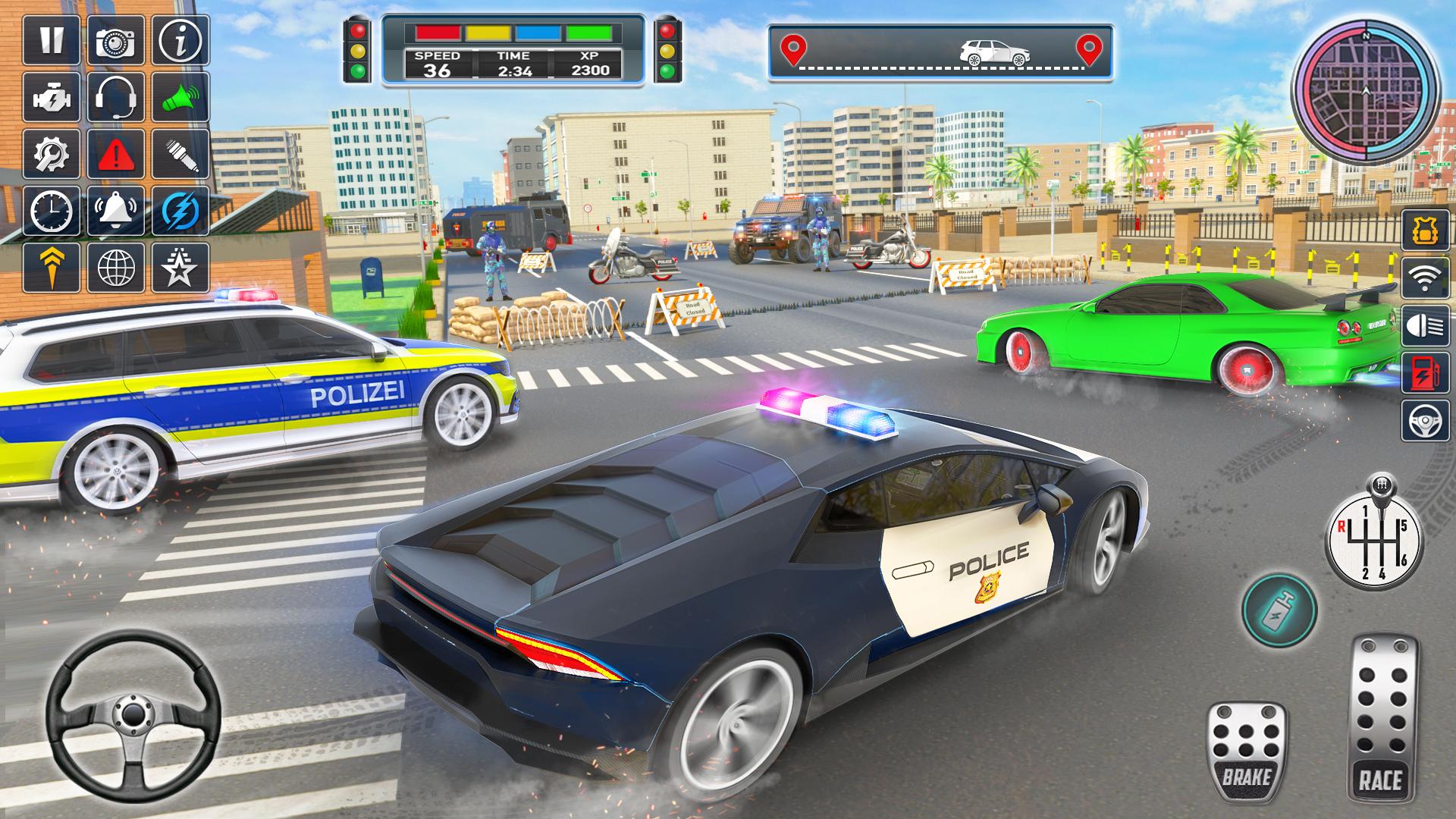 Android İndirme için polis araba oyunları sürüş 3d APK
