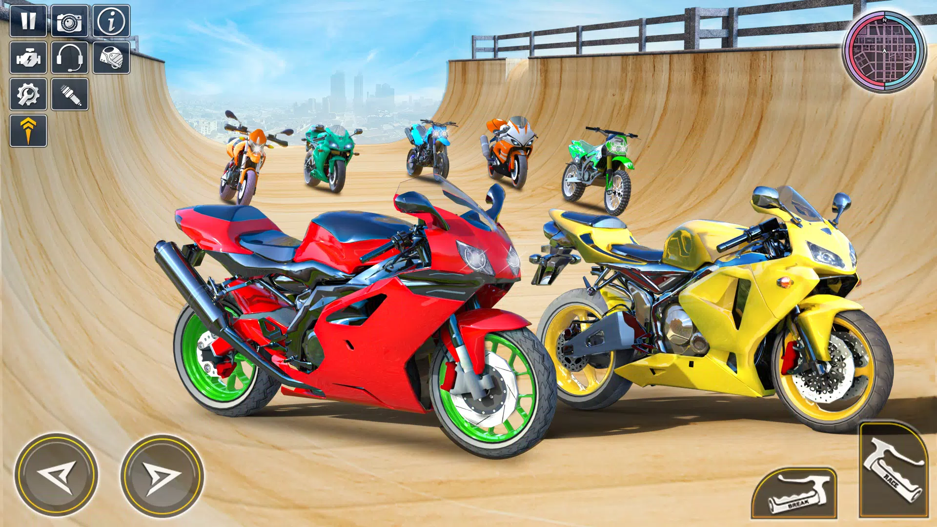 Motocross Stunt Race Moto Jogo versão móvel andróide iOS apk