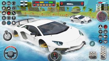 Water Car Racing 3d: Car Games plakat