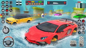 ウォーターカーレーシング3D：カーゲーム スクリーンショット 2