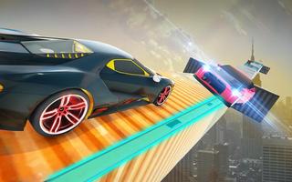 Impossible Crazy Car Track Racing Simulator Affiche