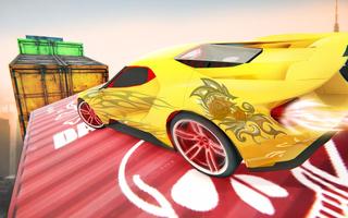 Impossible Crazy Car Track Racing Simulator captura de pantalla 1