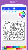 Monster Graffiti Coloring Book Ekran Görüntüsü 3
