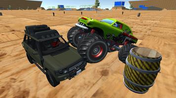 Jeep & Monster Truck & Police Follow poster