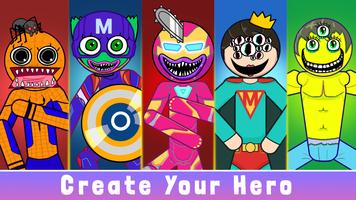 Monster Hero: Stick Makeover Affiche