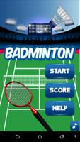 Champion de badminton Affiche