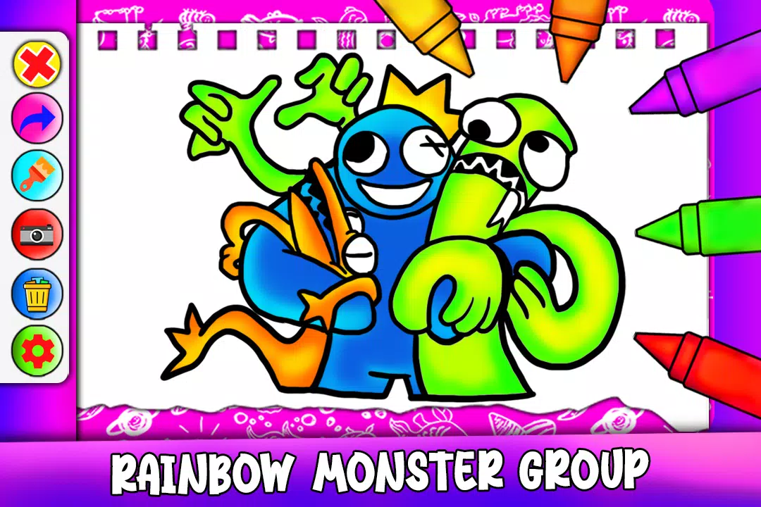 Download do APK de Rainbow Friends Green Coloring para Android