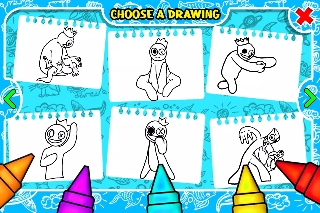 Purple Rainbow Friend coloring APK for Android Download