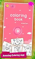 Fantasy - Glitter Coloring Book For Kids poster