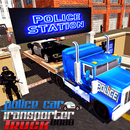 US City Police Car Transporter Truck Driver 2020-APK
