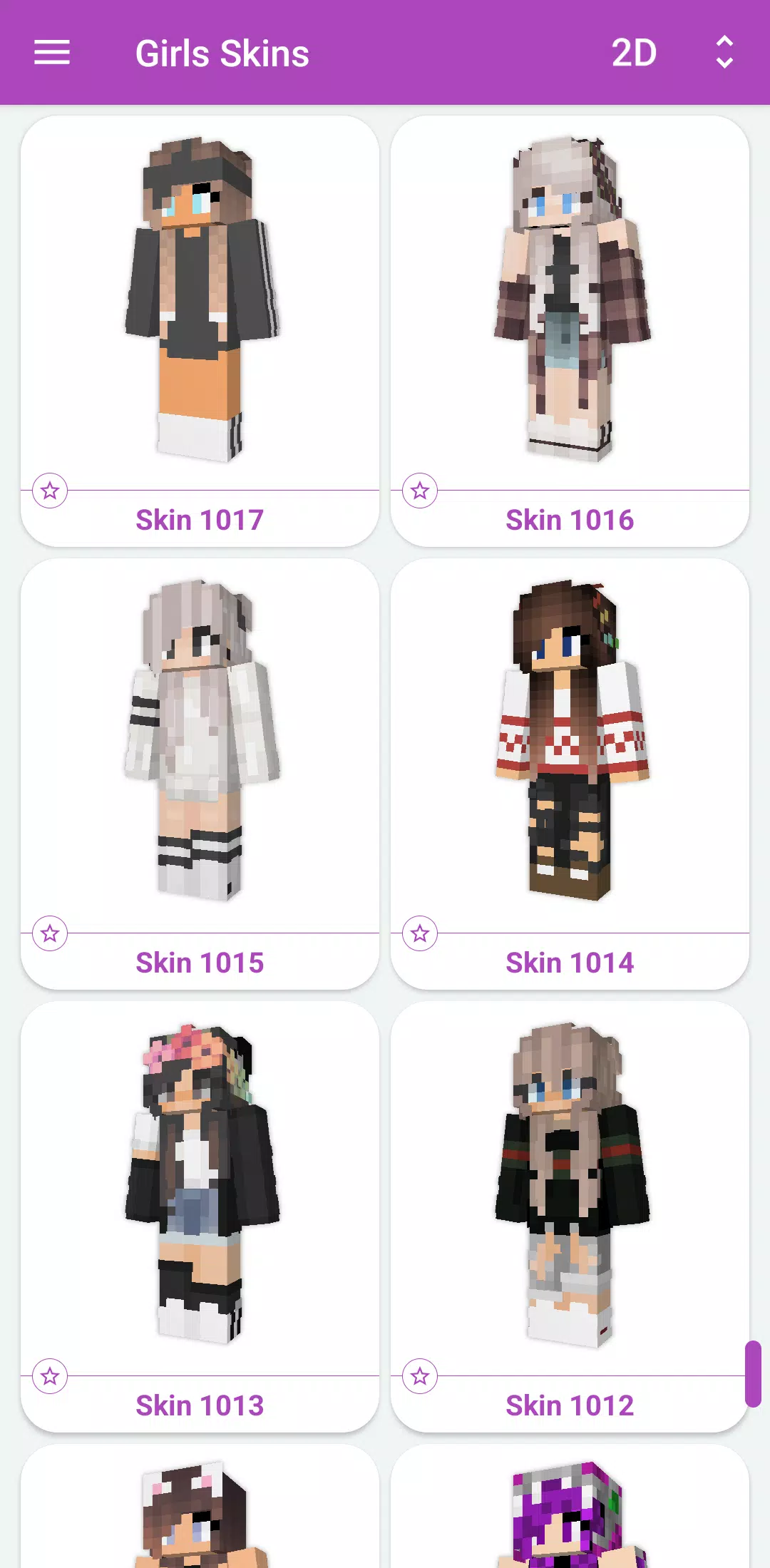 Download do APK de Skins para meninas para Android
