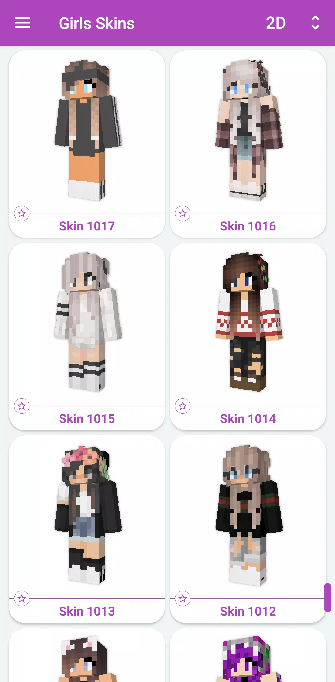 skins para você usar no mapa de id e músicas skins de(meninos)e,(meninas) 