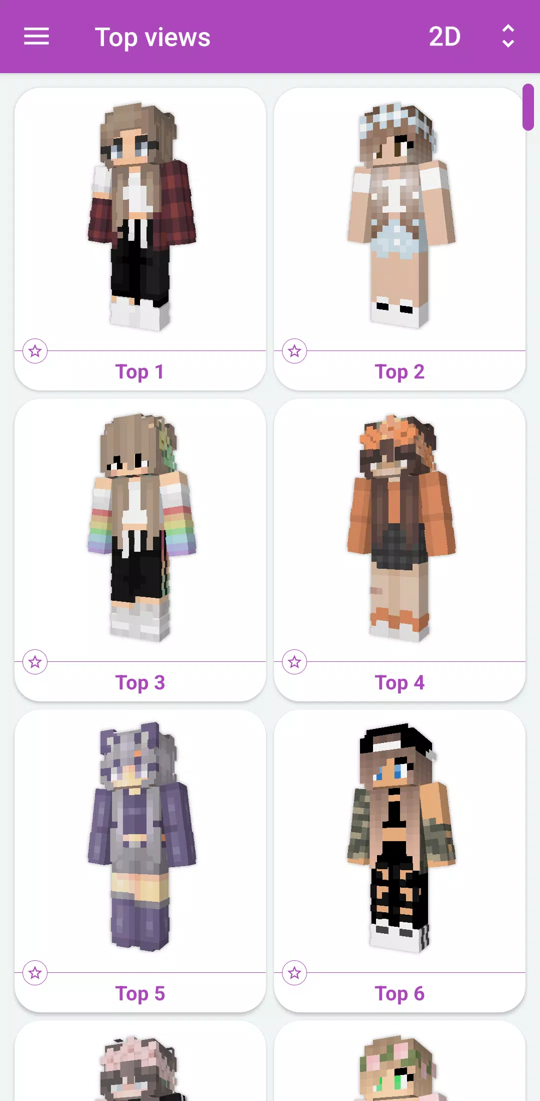 Menina Minecraft Skins