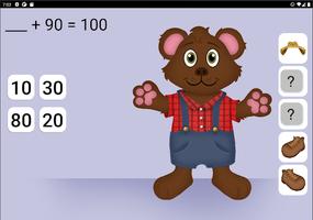 Teddy Bear Math - Sums of 100 Ekran Görüntüsü 1