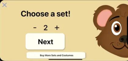 Teddy Bear Math - TIBIRI الملصق