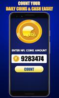 Free Coins Calc For Madden NFL Football capture d'écran 1