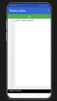 EPython Offline Editor & Compiler Affiche