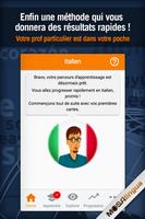 Apprendre l'italien : dialogues et vocabulaire الملصق
