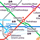 Moscow Metro Map 2023 أيقونة