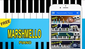 Marshmello Piano DJ Music постер