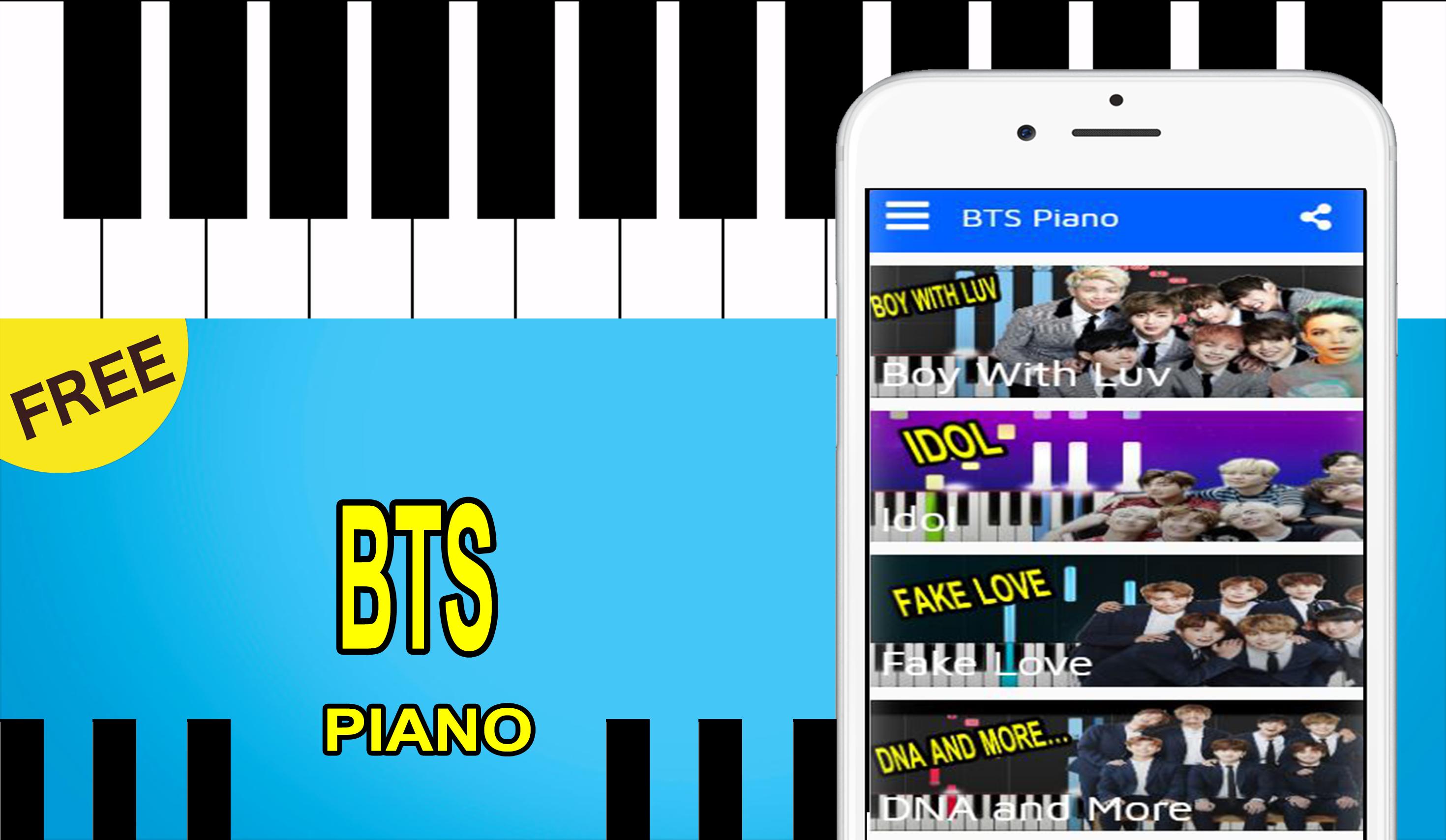 Bts Piano Kpop Music For Android Apk Download - bts roblox piano keyboard