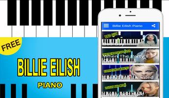 Billie Eilish Piano Affiche