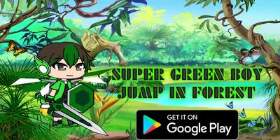 super green boy jump and battle 海报