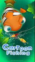 Cartoon Fishing Plakat
