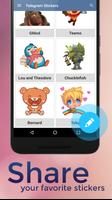 برنامه‌نما Stickers for Telegram عکس از صفحه