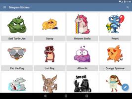 برنامه‌نما Stickers for Telegram عکس از صفحه