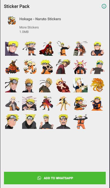 Hokage Naruto Sticker For Whatsapp For Android Apk Download - roblox naruto decals