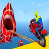 Superhero Flip Bike: Jump Over APK