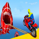 Superhero Flip Bike: Jump Over APK