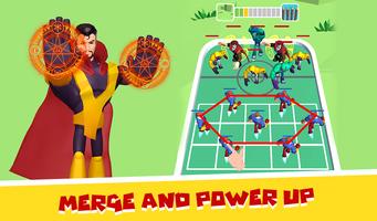 برنامه‌نما Merge Master: Superhero League عکس از صفحه