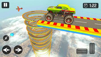 Monster Truck Xtreme Car Stunt plakat