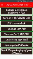 Bypass PIN And PUK Codes poster