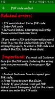 Bypass PIN And PUK Codes screenshot 2