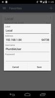 Plumble - Mumble VOIP (Free) captura de pantalla 1