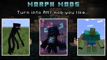 Morph into Mobs: Minecraft Mod 스크린샷 1